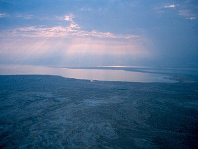 vue matinale sur la mer Morte 