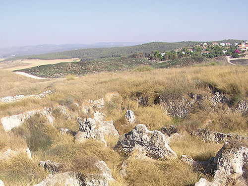 Vestiges de l'acropole de Gezer