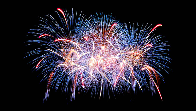 feux d'artifice