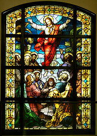 Ascension. Vitrail de la cathédrale Notre-Dame-des-Anges de Los Angeles