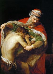 Retour du fils prodigue, par Pompeo Batoni