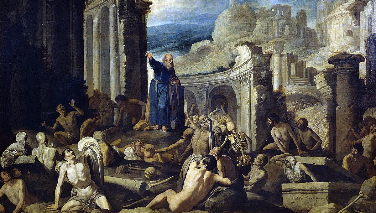 La vision des ossements desséchés