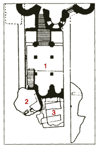 plan des fouilles