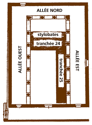 Plan de la synagogue 