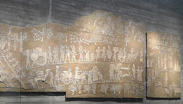 bas-reliefs de la prise de Lakish