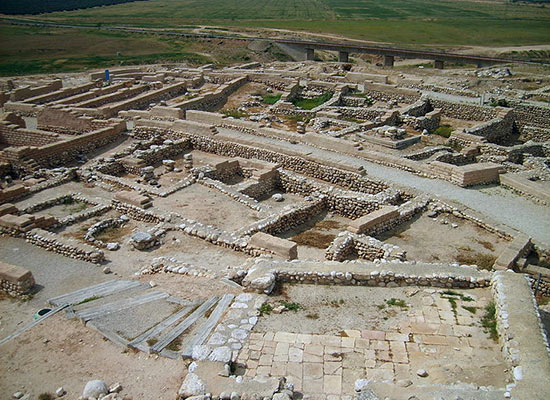 Les ruines de Beershba