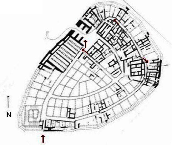 plan du tell es-Saba'