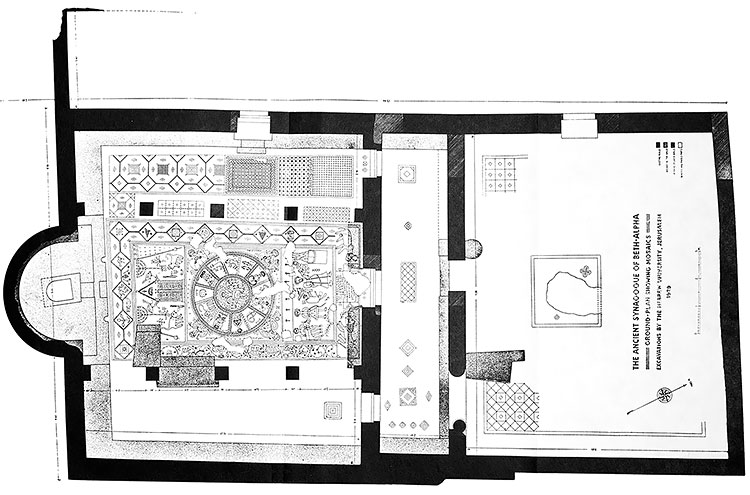 plan de la synagogue