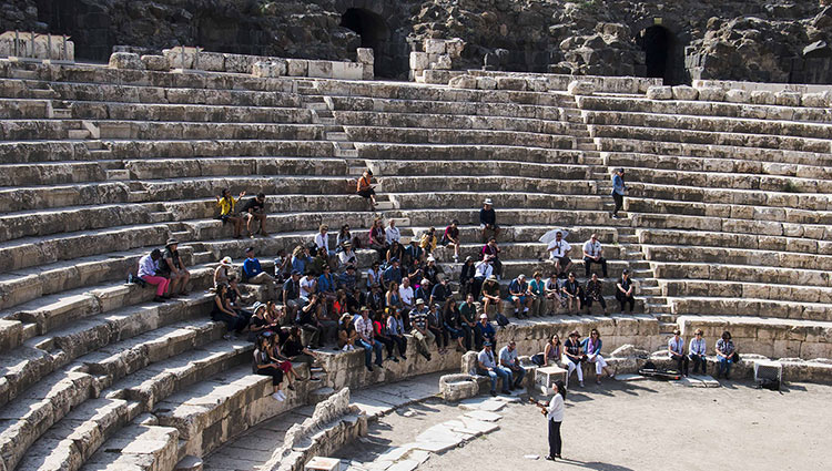 gradins du théâtre