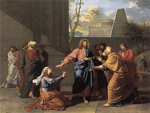 La Syrophéncienne aux pieds du Christ