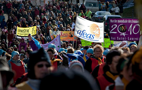 Marche mondiale des femmes à Rimouski